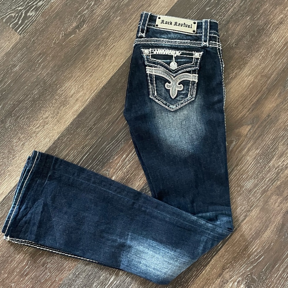 Rock Revival Bootcut Jeans (size 27)